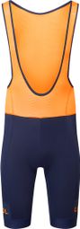 Cuissard Court à Bretelles Le Col Sport II Bleu Navy/Orange