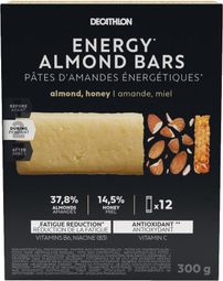 Barre énergétique Decathlon Nutrition Pâte d'amande 12x25g