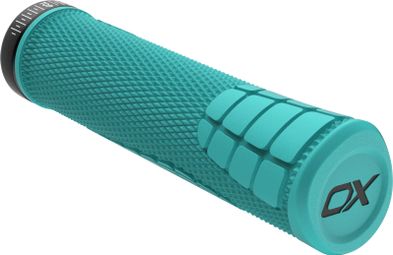 Pair of SQlab 7OX Pro 2.0 Turquoise Blue Grips
