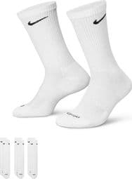 Chaussettes (3 paires) Nike Everyday Plus Cushioned Blanc