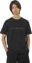 Salomon Logo Short Sleeve T-Shirt Black Men's