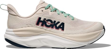 Hoka Skyflow hardloopschoenen roze/groen dames