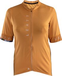 Maillot Manches Courtes Femme Leatt Endurance 5.0 Orange