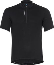 Maglia Odlo Essential manica corta 1/2 zip nera