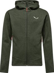 Salewa Puez Rocca Hoody Men's Green Fleece