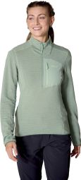 RAB Ascendor Light 1/2 Zip Dames Fleece Groen