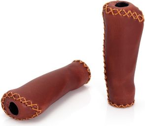 XLC GR-G11 Retro Grips 135/92 mm Brown