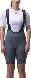 Korte fietsbroek voor dames LeBram Training, leigrijs, maat 2XS - Gereviseerd product