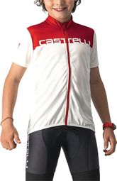 Castelli Neo Prologo Kids Jersey White / Red