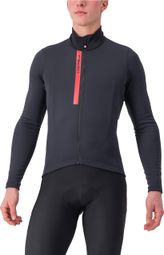 Castelli Entrata Thermische Trui Lange Mouw Zwart/Rood