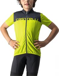 Castelli Neo Prologo Kinder Trui Geel/Blauw
