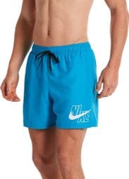 Nike Zwem Logo Ronde 5' Shorts Blauw