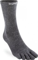 Chaussettes à orteils de randonnée Liner Crew Wool unisexe