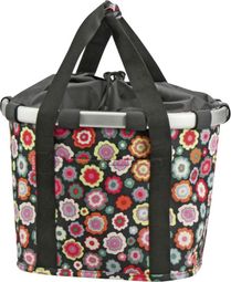 Panier Klickfix Bikebasket Happy Flowers