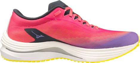 Chaussures de Running Mizuno Femme Wave Rebellion Flash Rose Violet