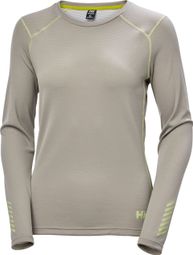 Baselayer Women Helly Hansen Lifa Active Crew Grau