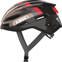 Casco de carretera Abus Stormchaser Cobre Metalizado Negro / Marrón