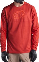 Troy Lee Designs Sprint Icon Orange Long Sleeve Jersey