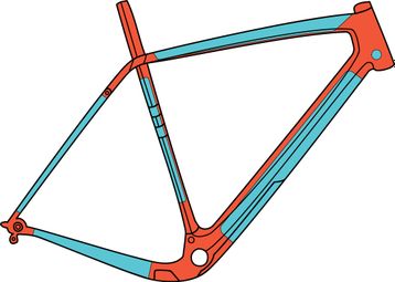 RideWrap Covered Protection Frame Kit Road / Gravel Transparente brillante