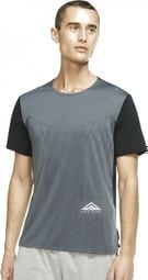 Nike Dri-Fit Rise 5 Trail Gray Short Sleeve Jersey