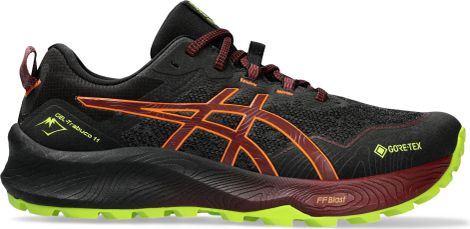 Chaussures Trail Asics GEL-Trabuco 11 GTX Noir Rouge Homme