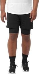 Salomon Sense Aero 2-in-1 Shorts Schwarz Herren