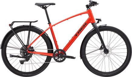 Vélo Fitness Trek Dual Sport 2 Equipped Shimano Cues 9V 27.5'' Rouge Gén 5