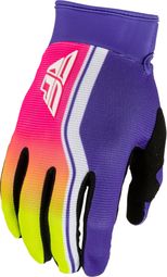 Fly Racing F-16 Raze Handschuhe – Violett/Rot/Gelb