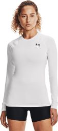 Under Armour HeatGear damescompressietop wit