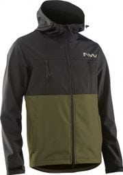 Chaqueta Northwave Easy Out Softshell Verde/Negro