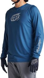 Troy Lee Designs Skyline Iconic Blue Long Sleeve Jersey