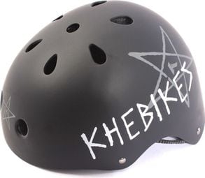 Casque BMX PRO noir mat KHEbikes