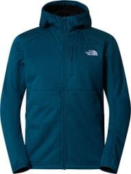 The North Face Quest Hoodie Softshell Jacke Blau