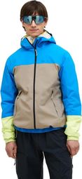 Peak Performance Trail 2.5L Hipe Waterproof Jacket Blue/Beige