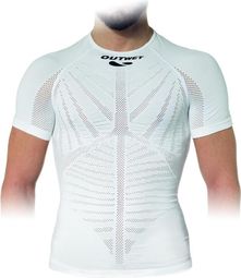 Sous-T-Shirt Running Outwet EP2 Mailles Alternées Blanc Homme