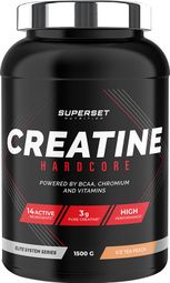Creatine Hardcore (1 5kg) - Superset Nutrition - Ice Tea Pêche - Créatines