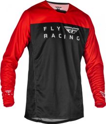 Fly Radium Long Sleeve Jersey Rood / Zwart / Grijs Kind