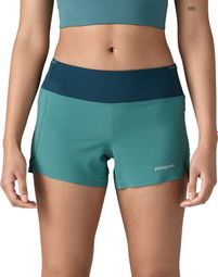Short Patagonia Strider Pro - 3 1/2 in. Bleu Femme