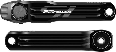 Paire de Manivelles Capteur de Puissance Rotor 2INpower SL RD (Road Dual) Direct Mount Noir