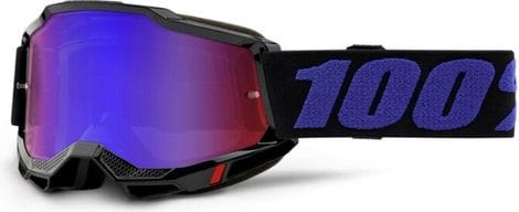 100% Accuri Mask 2 Black / Purple Mirror Lenses