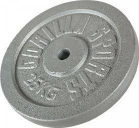 Disques de poids en fonte gris - De 0 5 KG à 30 KG - Poids : 25 KG