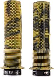 Paire de Grips DMR DeathGrip Thin Avec Flanges Camo