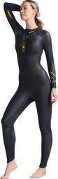 Traje de neopreno 2xu propel:1mujer negro/amarillo