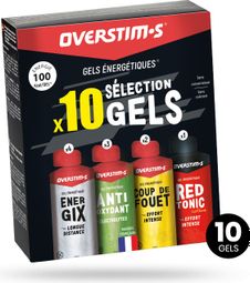 Overstims Energy Gel Pack Assortment 10 gels 10 x 34g