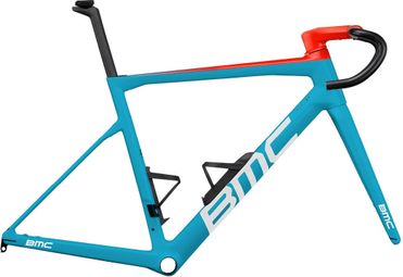 Kit Cadre / Fourche BMC Teammachine SLR 01 Bleu Team Rouge Neon