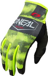 O'Neal Mayhem Covert Long Guantes Gris / Amarillo Fluo