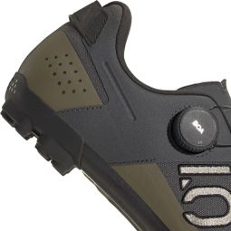 Chaussures de VTT adidas Five Ten Kestrel Boa Gris Foncé/Kaki — vue 7