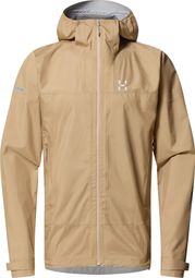 Veste Imperméable Haglöfs LIM Airak 2.5L Jacket Brun Homme 