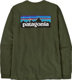 Patagonia P-6 Logo Responsibili-Tee Long Sleeve Shirt Green