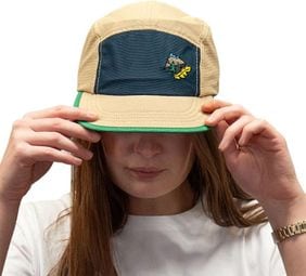 Gorra BV SPORT <strong>5 Paneles </strong>''DBDB'' Beige/Azul